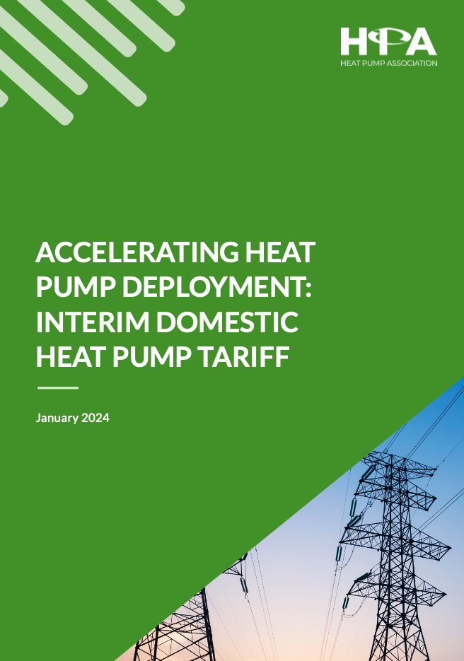Accelerating Heat Pump Deployment: Interim Domestic Heat Pump Tariff 