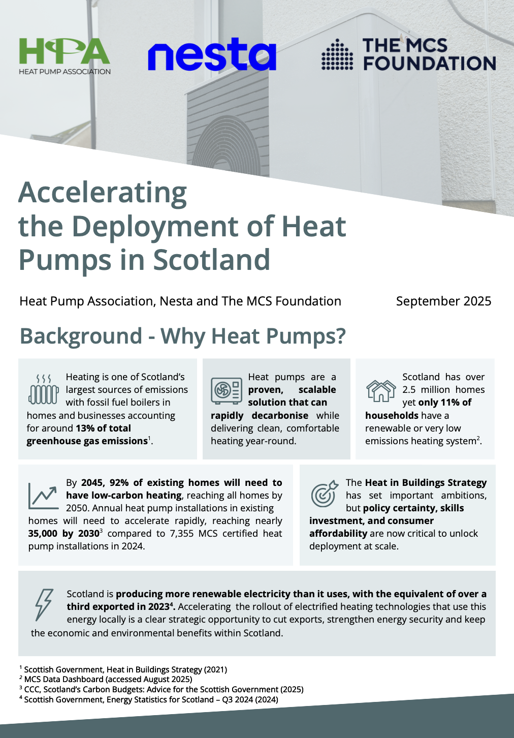 Accelerating Deployment of Heat Pumps in Scotland